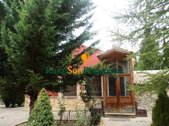 SOLD. Murcia Inland Country house in the mountains 43 acres of forest spring water running.