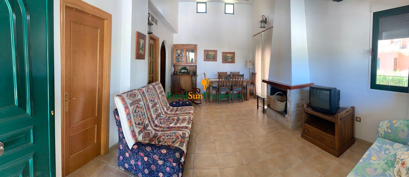 Inmaculate Single Storey Villa for sale in Calasparra. Devolepment Cañada Verde-Valle del Sol.